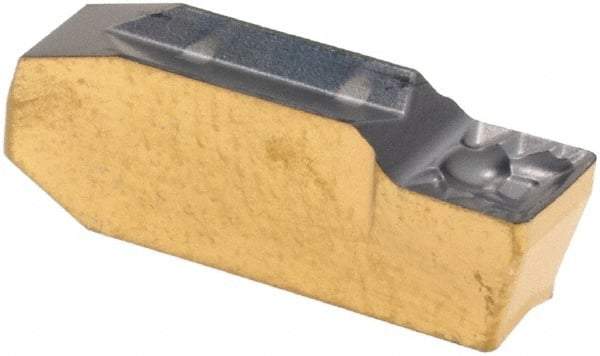 Iscar - 404GIMIY Grade IC808, 4mm Cutting Width Carbide Grooving Insert - 2mm Max Depth of Cut, Neutral, 0.4mm Corner Radius, TiAlN Finish - Exact Tool & Supply