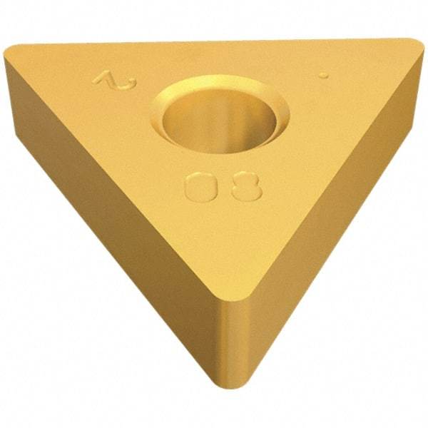 Iscar - TNMA434 Grade IC5005 Carbide Turning Insert - TiCN/Al2O3/TiN Finish, 60° Triangle, 1/2" Inscr Circle, 3/16" Thick, 1/16" Corner Radius - Exact Tool & Supply