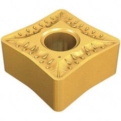 Iscar - QNMG332 GN Grade IC8150 Carbide Turning Insert - TiCN/Al2O3 Finish, 80° Square, 3/8" Inscr Circle, 3/16" Thick, 1/32" Corner Radius - Exact Tool & Supply