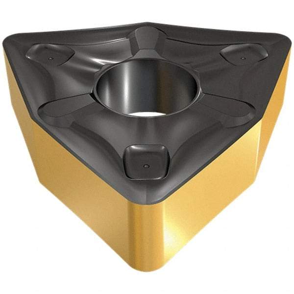 Iscar - WNMG644 TNM Grade IC9250 Carbide Turning Insert - TiCN/Al2O3/TiN Finish, 80° Trigon, 3/4" Inscr Circle, 1/4" Thick, 1/16" Corner Radius - Exact Tool & Supply