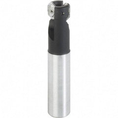 Iscar - 21mm Cut Diam, 10mm Max Depth of Cut, 20mm Shank Diam, 115mm OAL, Indexable Square Shoulder End Mill - HM90 AP.. 1003.. Inserts, Cylindrical Shank, 90° Lead Angle, Series Heli2000 - Exact Tool & Supply
