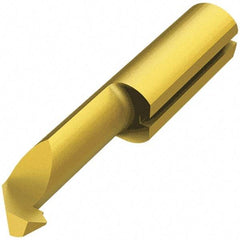 Iscar - 15mm Cutting Depth, 5mm Diam, Internal Thread, Solid Carbide, Single Point Threading Tool - TiAlN/TiN Finish, 30mm OAL, 5mm Shank Diam, 1.9mm Projection from Center, 0.5mm Min Pitch, 60° Profile Angle - Exact Tool & Supply