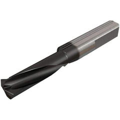 Iscar - 21mm Cutting Depth, 7mm Diam, Internal/External Thread, Solid Carbide, Single Point Threading Tool - TiAlN/TiN Finish, 55mm OAL, 8mm Shank Diam, 0.06" Projection from Edge, 0.75 to 1.25mm Pitch, 60° Profile Angle - Exact Tool & Supply