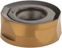 Iscar - H400 RNHU1004 ML Grade IC830 Carbide Milling Insert - TiAlN/TiN Finish, 0.1594" Thick, 0.3622" Inscribed Circle, 5mm Corner Radius - Exact Tool & Supply