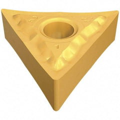 Iscar - TNGG330.5 PP Grade IC907 Carbide Turning Insert - TiAlN Finish, 60° Triangle, 3/8" Inscr Circle, 3/16" Thick, 0.008" Corner Radius - Exact Tool & Supply