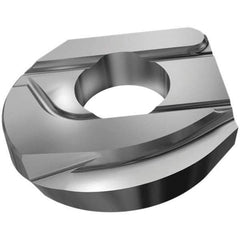 Iscar - HCRD120 QP Grade IC928 Carbide Milling Insert - TiAlN Finish, 2.6mm Thick, 12mm Inscribed Circle, 6mm Corner Radius - Exact Tool & Supply
