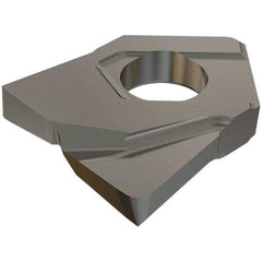 Iscar - HTRD200-R2.0 QF Grade IC908 Carbide Milling Insert - TiAlN Finish, 4.65mm Thick, 2mm Corner Radius - Exact Tool & Supply