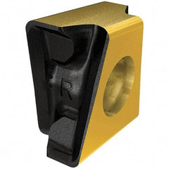 Iscar - LNHT1106 HT Grade IC910 Carbide Milling Insert - AlTiN Finish, 0.433" Thick, 0.8mm Corner Radius - Exact Tool & Supply