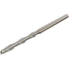 Iscar - 3mm, 30mm LOC, 3mm Shank Diam, 75mm OAL, 2 Flute, Solid Carbide Square End Mill - Single End, TiAlN Finish, Spiral Flute, 30° Helix, Centercutting, Right Hand Cut, Right Hand Flute - Exact Tool & Supply