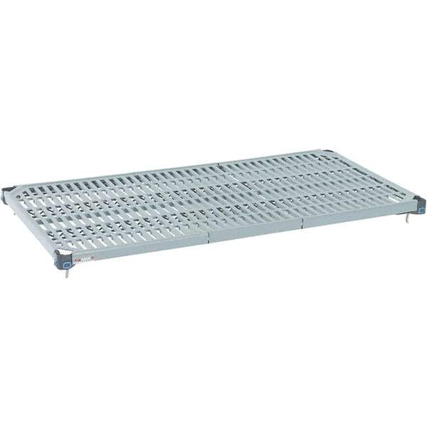 Metro - 36" Wide, 1-1/2" High, Open Shelving Shelf - Polymer, 24" Deep, Use with Metro Max Q - Exact Tool & Supply