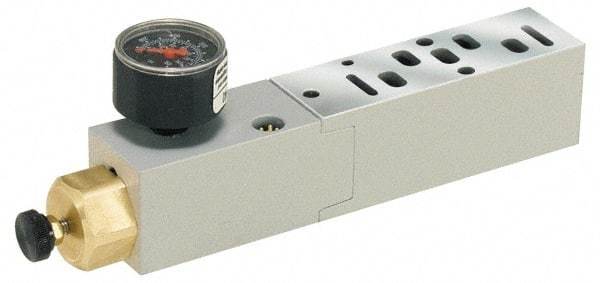 Parker - 15407-2 Solenoid Valve Sandwich Regulator - Use with HB Series Solenoid Valves - Exact Tool & Supply