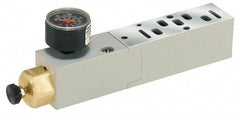 Parker - 15407-2 Solenoid Valve Sandwich Regulator - Use with HB Series Solenoid Valves - Exact Tool & Supply