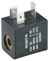 Parker - 12 DC Volt, Class F, Solenoid Coil - 5.5 Watt, IP 65 Enclosure, Use with Parker B Series Viking Valve - Exact Tool & Supply