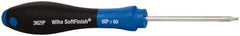 Wiha - IP6 Torx Plus Driver - 6-13/32" OAL, Ergonomic Handle - Exact Tool & Supply