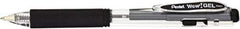 Pentel - Conical Gel Roller Ball Pen - Black - Exact Tool & Supply