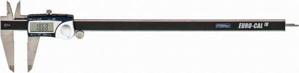 Fowler - 0 to 300mm Range, 0.01mm Resolution, IP54 Electronic Caliper - Stainless Steel with 2.35" Stainless Steel Jaws, 0.03mm Accuracy - Exact Tool & Supply