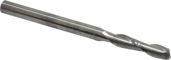 Niagara Cutter - 3/16", 3/4" LOC, 3/16" Shank Diam, 2-1/2" OAL, 2 Flute, Solid Carbide Square End Mill - Single End, Uncoated, Spiral Flute, 30° Helix, Centercutting, Right Hand Cut, Right Hand Flute, Series C230 - Exact Tool & Supply