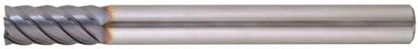 Niagara Cutter - 3/16", 6 Flute, Single End, Solid Carbide, 0.02" Corner Radius End Mill - 3" OAL, 45° Helix, Right Hand Flute, 1/2" LOC, Right Hand Cut - Exact Tool & Supply