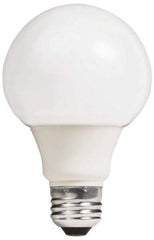 Philips - 9 Watt Fluorescent Residential/Office Medium Screw Lamp - 2,700°K Color Temp, 500 Lumens, 120 Volts, EL/A G25, 8,000 hr Avg Life - Exact Tool & Supply
