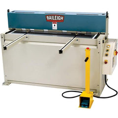 Baileigh - Floor Shears Power Type: Hydraulic Blade Length (Inch): 52 - Exact Tool & Supply