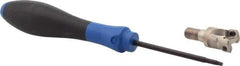 Seco - 5/8" Cut Diam, 0.03" Max Depth, M8 Modular Connection Indexable High-Feed End Mill - Screw Holding Method, LP.. 06 Insert, R217.21 Toolholder, Through Coolant - Exact Tool & Supply