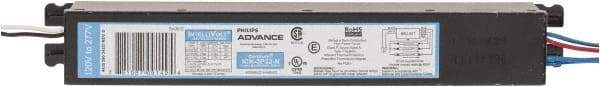 Philips Advance - 2 or 3 Lamp, 120-277 Volt, 0.32 to 0.71 Amp, 0 to 39, 40 to 79 Watt, Instant Start, Electronic, Nondimmable Fluorescent Ballast - 0.88, 0.90, 0.92, 1.00, 1.01, 1.03, 1.07 Ballast Factor, T8 Lamp - Exact Tool & Supply