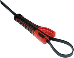 Boa - 4" Max Pipe Capacity, 24" Long, Strap Wrench - 4" Actual OD, 6" Handle Length - Exact Tool & Supply