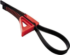 Boa - 6-3/4" Max Pipe Capacity, 25-1/2" Long, Strap Wrench - 6-3/4" Actual OD, 8" Handle Length - Exact Tool & Supply