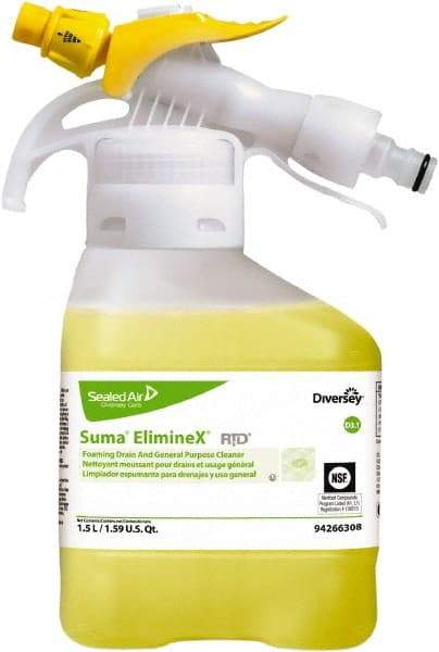 Diversey - 50.7 oz Liquid Drain Opener - Chlorine Scent, Trigger Spray Can - Exact Tool & Supply