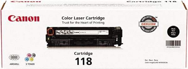 Canon - Black Toner Cartridge - Use with Canon Laser Printers - Exact Tool & Supply
