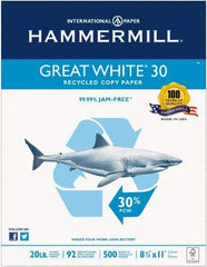 Hammermill - White Copy Paper - Use with Laser Printers, Copiers, Plain Paper Fax Machines - Exact Tool & Supply
