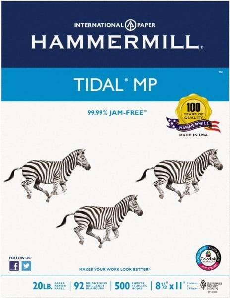 Hammermill - White Copy Paper - Use with Laser Printers, Copiers, Plain Paper Fax Machines - Exact Tool & Supply