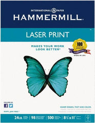 Hammermill - White Copy Paper - Use with Laser Printers, Copiers, Offset Presses, Spirit Duplicators - Exact Tool & Supply
