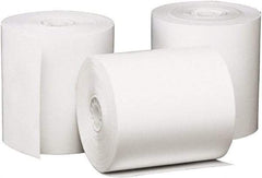 UNIVERSAL - White Adding Machine Paper Rolls - Use with Point of Sale Machines - Exact Tool & Supply