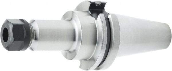 Parlec - 4" Projection, CAT40 Dual Contact Taper, ER16 Collet Chuck - Through Coolant - Exact Tool & Supply
