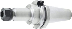 Parlec - 4" Projection, CAT40 Dual Contact Taper, ER16 Collet Chuck - Through Coolant - Exact Tool & Supply