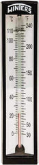 Winters - 30 to 240°F, Industrial Thermometer with Standard Thermowell - 2 Inch Immersion Length, 1-7/8 Inch Stem Length, 6 Inch Long, 1/2 Inch Thread - Exact Tool & Supply