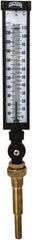 Winters - 30 to 240°F, Industrial Thermometer with Standard Thermowell - 5 Inch Immersion Length, 6 Inch Stem Length, 20 Inch Long, 3/4 Inch Thread - Exact Tool & Supply