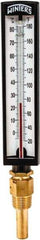 Winters - 20 to 180°F, Industrial Thermometer with Standard Thermowell - 2 Inch Immersion Length, 1.825 Inch Stem Length, 10 Inch Long, 1/2 Inch Thread - Exact Tool & Supply