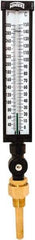 Winters - 30 to 300°F, Industrial Thermometer with Standard Thermowell - 3 Inch Immersion Length, 3-1/2 Inch Stem Length, 17 Inch Long, 3/4 Inch Thread - Exact Tool & Supply