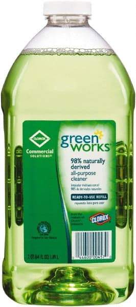 Green Works - 64 oz Bottle All-Purpose Cleaner - Liquid, Original - Exact Tool & Supply
