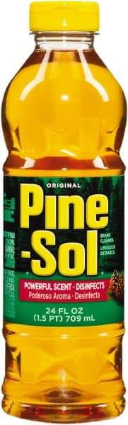 Pine-Sol - 24 oz Bottle All-Purpose Cleaner - Liquid, Disinfectant, Pine - Exact Tool & Supply