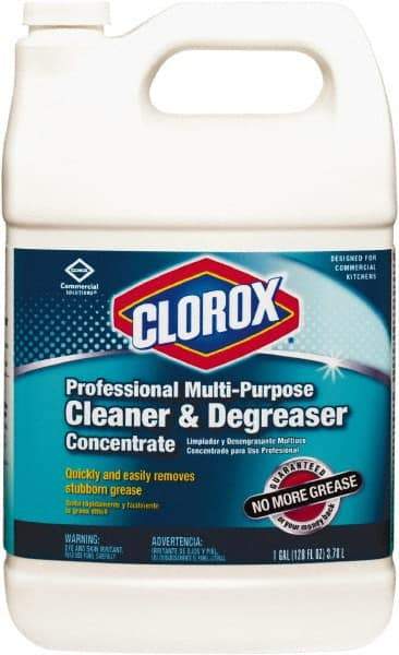 Clorox - 1 Gal Bottle Cleaner/Degreaser - Liquid, Citrus - Exact Tool & Supply