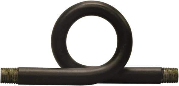 Winters - 1/4 Thread, 175 Max psi, Steel Case Material, Pressure Gauge Siphon - 4.6 Inch Long, Male Port, Air, 40 Material Grade - Exact Tool & Supply