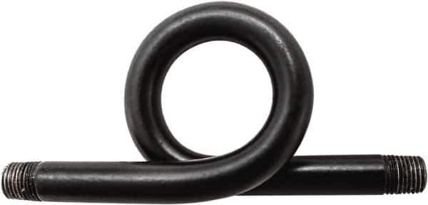 Winters - 1/4 Thread, 1,650 Max psi, Steel Case Material, Pressure Gauge Siphon - 4.6 Inch Long, Male Port, Air, 80 Material Grade - Exact Tool & Supply