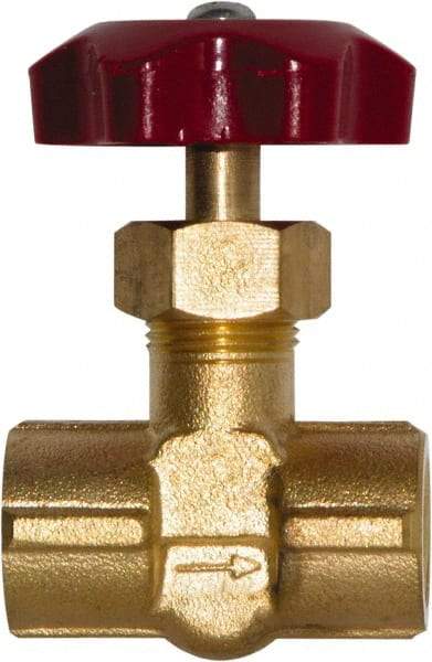 Winters - 1/4" Pipe, FNPT x FNPT End Connection, Lead Free Brass Pressure Regulating Valve - Buna N Seal, 0 to 400 psi Working Pressure - Exact Tool & Supply