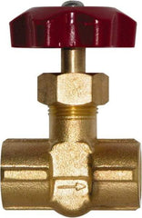 Winters - 1/4" Pipe, FNPT x FNPT End Connection, Lead Free Brass Pressure Regulating Valve - Buna N Seal, 0 to 400 psi Working Pressure - Exact Tool & Supply