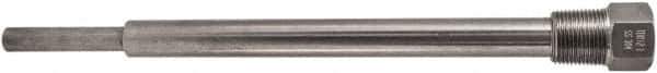 Winters - 13 Inch Overall Length, 3/4 Inch Thread, 304 Stainless Steel Thermowell - 10-1/2 Inch Insertion Length - Exact Tool & Supply