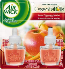 Air Wick - 0.67 oz Air Freshener Dispenser Refill - Apple Cinnamon, Compatible with Air Wick Oil Warmers - Exact Tool & Supply