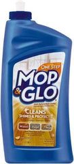 Mop&Glo - 1 Qt Bottle Cleaner - Use on Ceramic Tile, Laminate Surfaces, Linoleum, Quarry Tile, Cement, Concrete, Vinyl Tile, Terra Cotta, Terrazzo, Vinyl Composite Tile (VCT) - Exact Tool & Supply